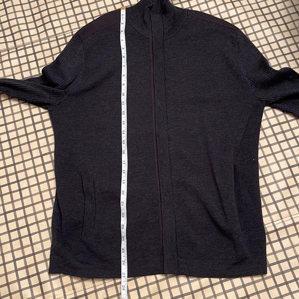 Hugo Boss Wool Ribbed Sweater Jacket - Picture 13 of 15